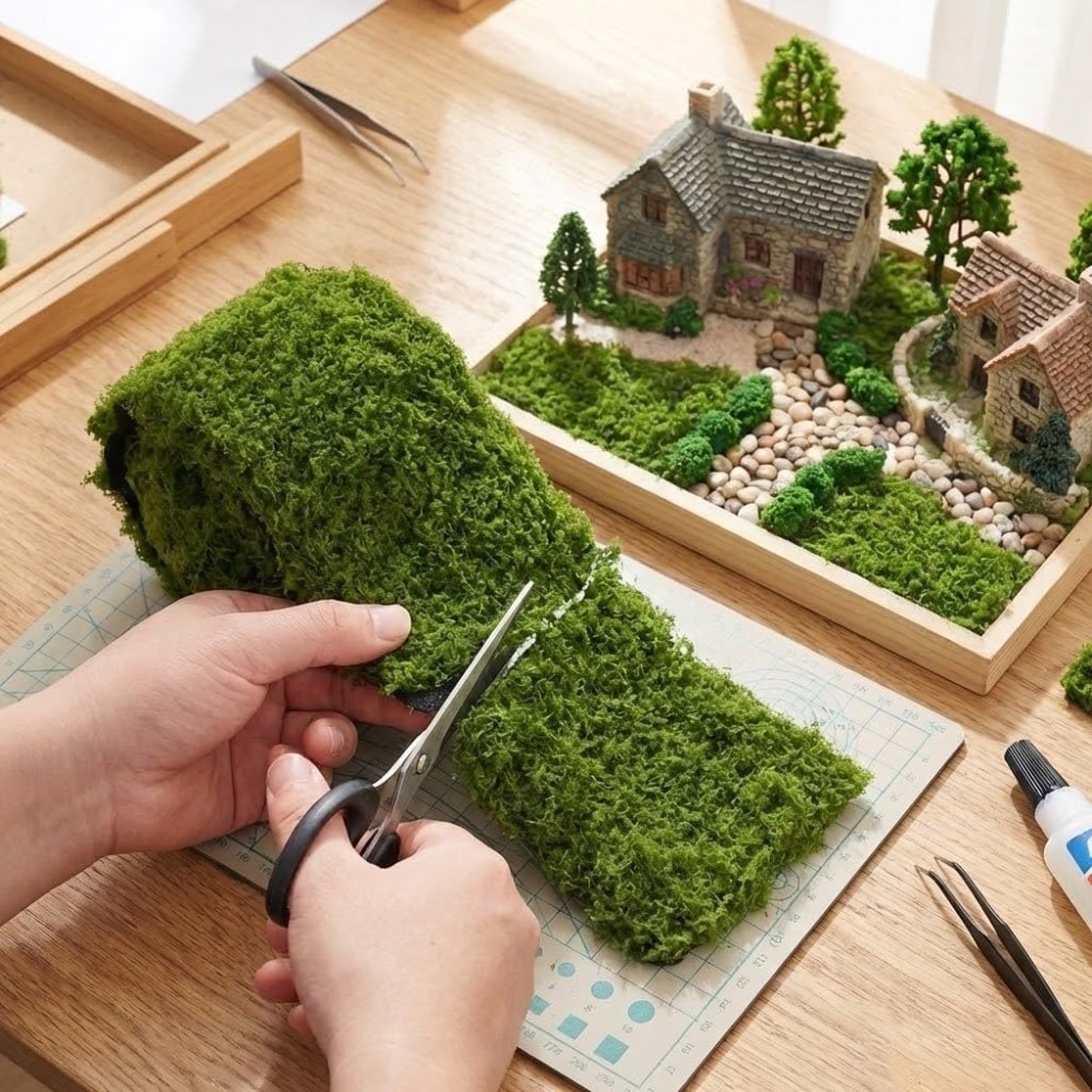 Terrarium Moss Art - Alfombra de Musgo Artificial, Camino de