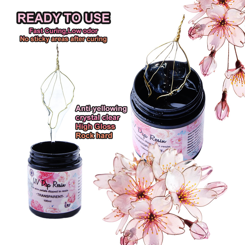 Flower Preservation Resin - Pegamento de resina UV DIP para