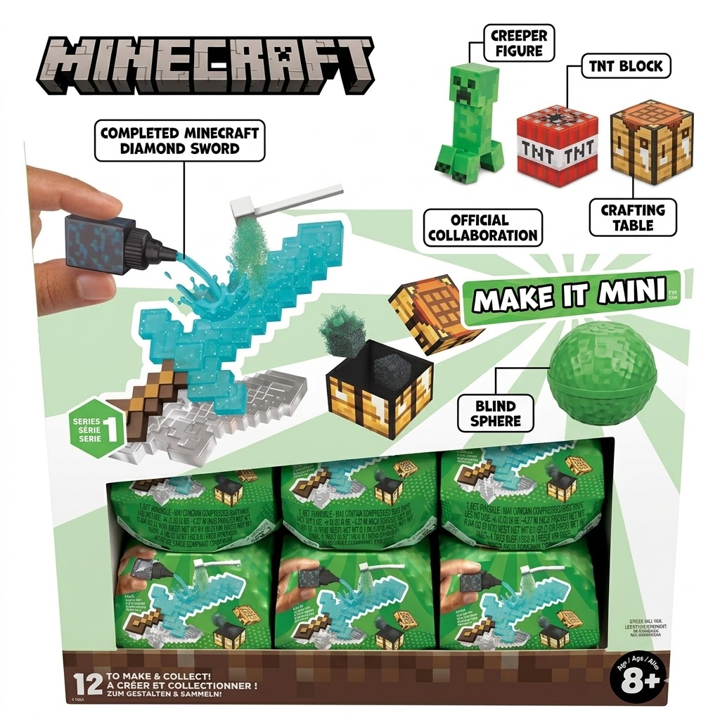 Resin Craft Minecraft - Original MGA Miniverse Minecraft Make It