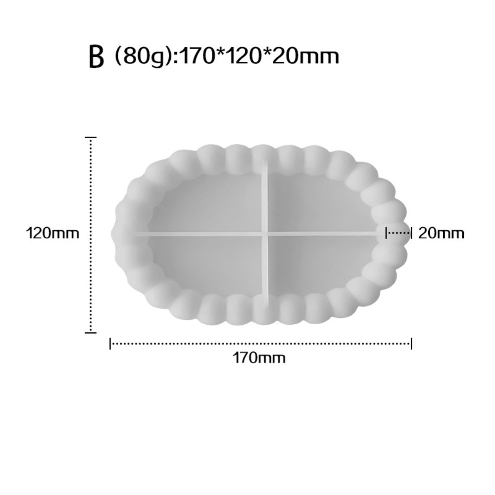 Coaster Mold Round - Molde de silicona para bandeja de