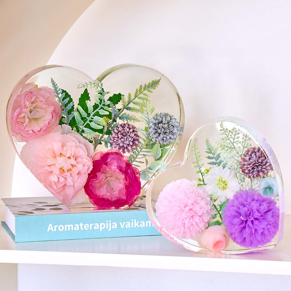 Molde de silicona grande con f - Flower Preservation Resin reseña y precio