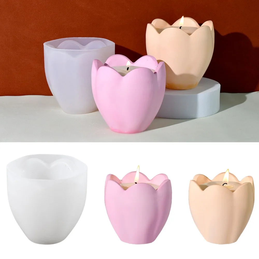 Portavelas de tulipán, moldes  - Flower Preservation Resin reseña y precio