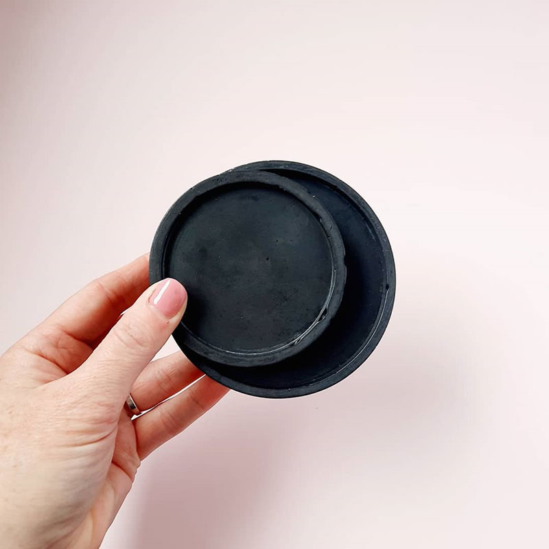 Moldes de cemento de bandeja r - Coaster Mold Round reseña y precio