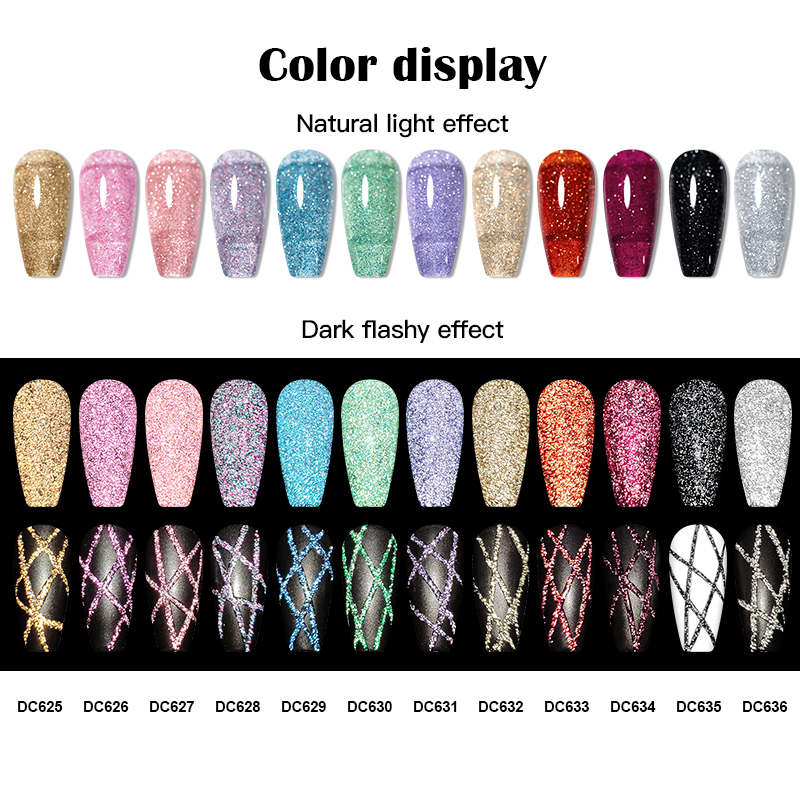 Set de Esmalte de Uñas en Gel  - Resin Glitter Pack reseña y precio