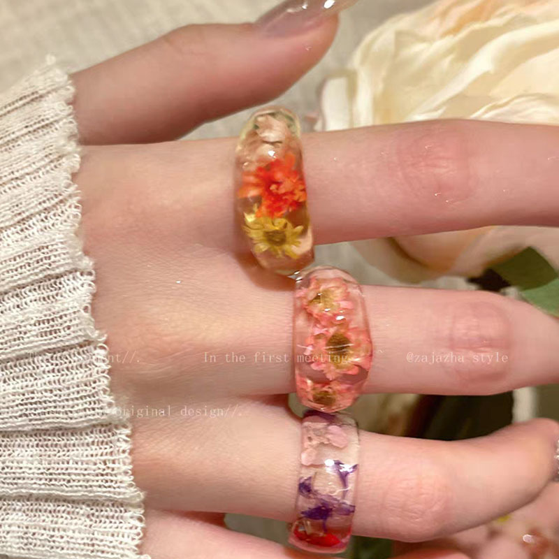 Exquisito Anillo Minimalista d - Dried Flower Bulk reseña y precio