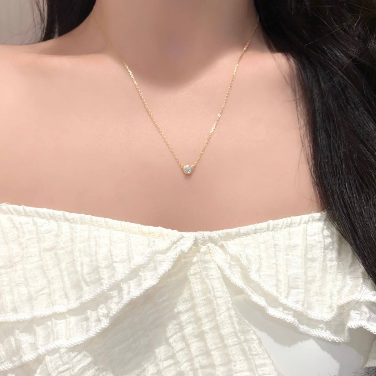 Collar con Colgante de Plata d - Bezels Set Pendant reseña y precio