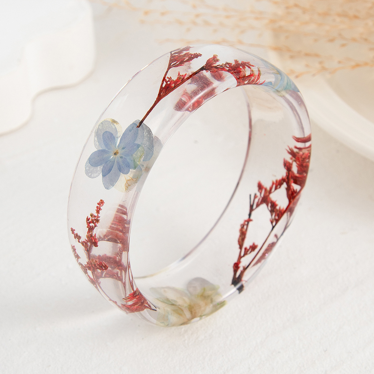 Brazalete ancho de acrílico tr - Dried Flower Bulk reseña y precio
