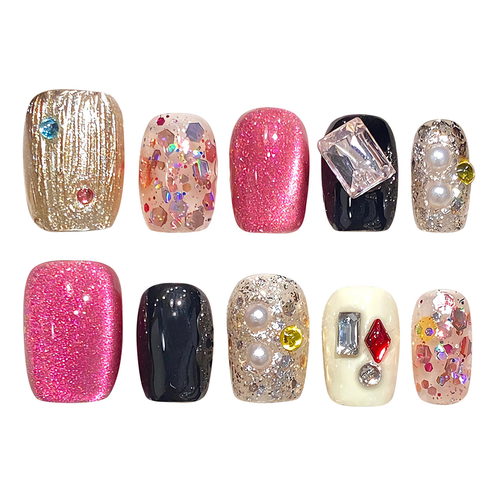 Uñas postizas hechas a mano, U - Resin Craft Material reseña y precio